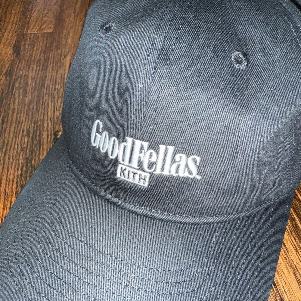 Kith GoodFellas Strapback Cotton Twill Cap Black